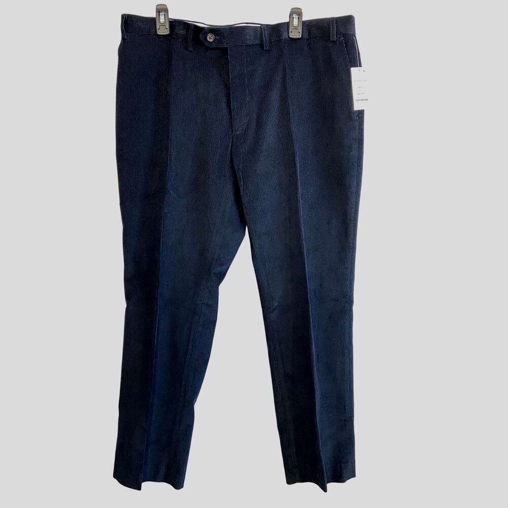 Lauren Ralph Lauren 100% Cotton Corduroy Dark Navy Pants W38 x 29L - Picture 1 of 8